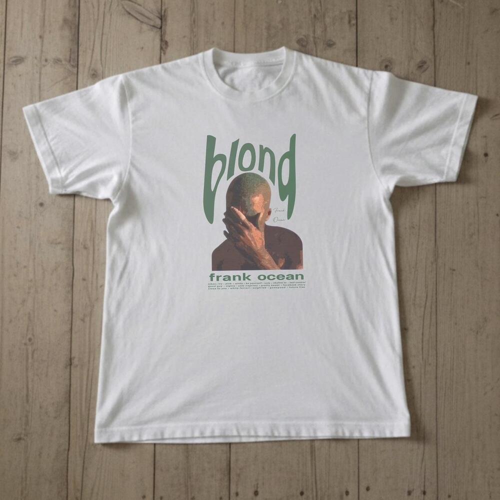 Frank Ocean White Blond Album Tee